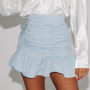 Princess Polly Blue Skirt